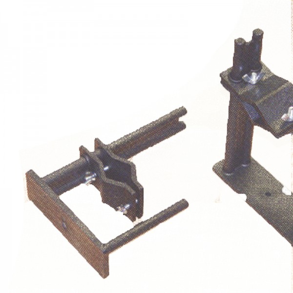 Porte-rouleau adaptable sur table d'examen en plastique noir Porte-rouleau adaptable sur table d'examen en plastique noir